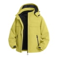 thumbnail image 2 of Bxsruta Mens Windbreaker Jacket Waterproof Hooded Outdoor Coat Utility Rainwear, 2 of 7