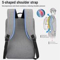 thumbnail image 4 of WRKEKC Clearance Anti-Theft Laptop Backpack with USB Port - Business Travel Bag Fits 15.6 Notebook + Document Pockets, 4 of 9
