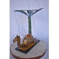thumbnail image 3 of Nifao Camel Sitting Under A Palm Tree Bronze Statue – Home Decor Sculpture, 17"L x 27"W x 23"H, 3 of 8
