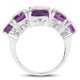 thumbnail image 2 of 11.10 Carat Genuine Amethyst .925 Sterling Silver Ring QJ Model, 2 of 3