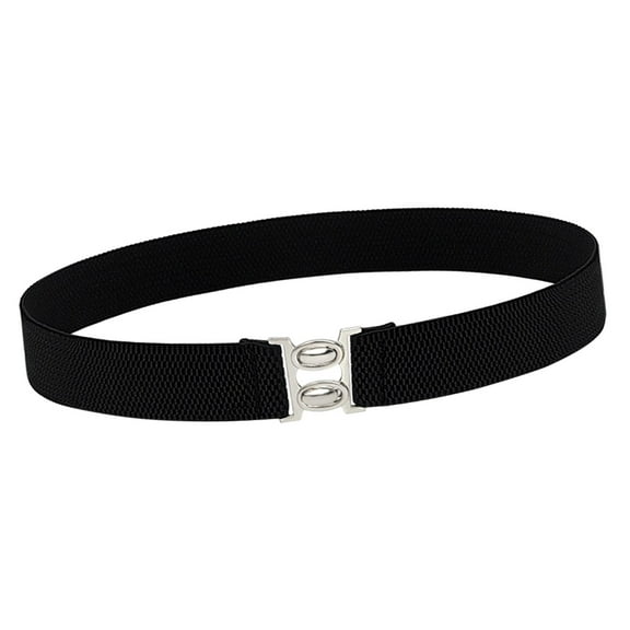 BLESIYA Women Elastic Waist Belt Casual Waistband for Festivals Birthday Gift Street Black