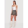 thumbnail image 2 of Women's Denim High Waisted Utility Mini Skirt, 2 of 4