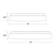 thumbnail image 2 of WAC Lighting Blo 15" 1-Light LED 5-CCT Energy Star Aluminum Flush Mount in White, 2 of 4