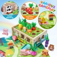 thumbnail image 2 of Juguete Montessori Wooden Farm KMTJT para bebés de 12 a 18 meses, 2 of 6