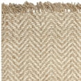 thumbnail image 5 of SAFAVIEH Natural Fiber Gillian Chevron Jute Area Rug, Bleach/Natural, 6' x 9', 5 of 7
