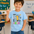 thumbnail image 4 of Godmerch First Grade Cute Pencil Back to School Shirt for Kids Youth Graphic T Shirt First Day School Tee, 4 of 6