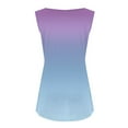 thumbnail image 5 of HADST Tank Top for Women Gradient Color Plus Size Crew Neck Sleeveless Dressy Summer Lightweight Casual Camisole L-5XL, 5 of 6