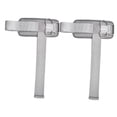 thumbnail image 2 of Colaxi 2 Pieces Weightlifting Wrist Straps with Double D Rings for Gym Bodybuilding Gray, 2 of 7