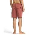 thumbnail image 3 of Volcom Men's Standard 17-inch Elastic Waist Surf Swim Trunks, Size-Large, Color-MAHOGANY, 3 of 7