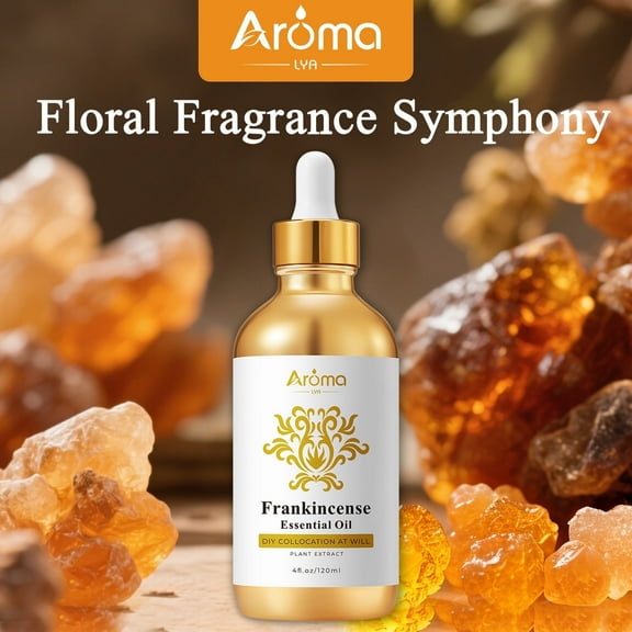 Aromalya 120 ml Frankincense Woody Scented Oil for Home Diffusers and Room Freshening