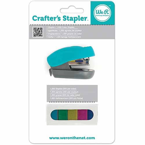 We R Memory Keepers Crafter's Stapler & Colored Staples