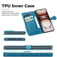 thumbnail image 3 of Funda Cartera FOXDOCK para OPPO A3 4G , Flip PU con Relieve de Gatos y Perros, Tarjetero y Soporte, 3 of 6