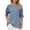 Gray, variant on Long Sleeve Crop Tops for Women Gym Women's Fall Sweatshirt Round Neck Solid Ruffle Sleeve Loose Sleeve Sweatshirt