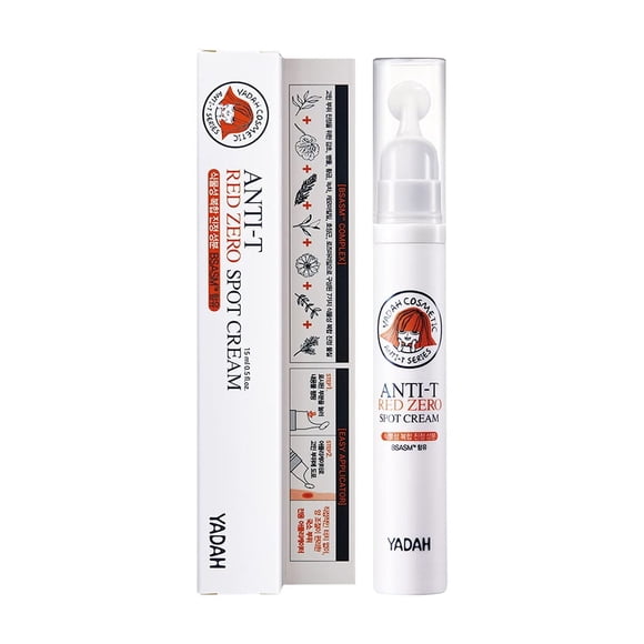 YADAH Anti Trouble Red Zero Spot Cream Tratamiento fácil para las manchas del acné Tratamiento natural para el acné con niacinamida Fórmula vegana para el cuidado del acné Tratamiento con solución p
