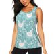 thumbnail image 1 of Balery Swan And Flowers4 Camiseta sin mangas estampada ligera para mujer, tops de entrenamiento sin mangas, camisetas de yoga transpirables de secado rápido.-XX-Large, 1 of 7