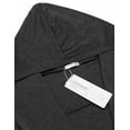 thumbnail image 3 of COOFANDY Long Hooded Cardigan Ruffle Shawl Collar Open Front Lightweight Drape Cape Overcoat with Pockets, 3 of 7