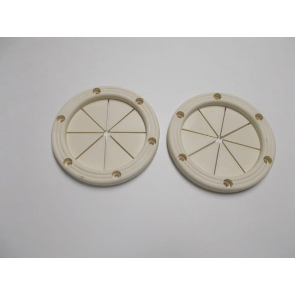 T-H Marine Supplies UG-3FW-DP 4 in. Pair of Utility Grommet, Fish White