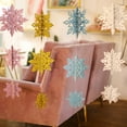 thumbnail image 4 of Christmas Tree Dimensional Snowflake Party Window Shop Mall Decoration Pendants, 4 of 10