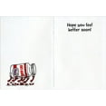 thumbnail image 2 of Oatmeal Studios Anteater Antacids Funny Get Well Card, 2 of 2