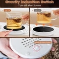 thumbnail image 3 of Desk Coffee Warmer, Coffee Mug Warmer for Office Desk Use, Auto On/Off Gravity Induction Mug Warmer for Desk, Coffee Mug Warmer with 3 Heating Modes for Tea, Cocoa, Milk, 3 of 10