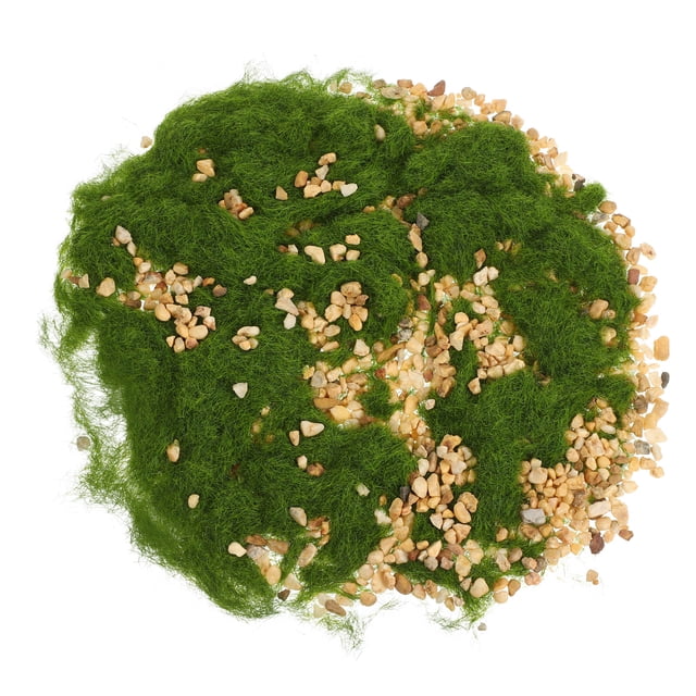1 Set Grass Terrain Powder Stone Green Fake Grass Fairy Garden Miniatures Landscape Material