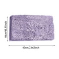 thumbnail image 3 of Eqslft Lavender Shaggy Bathroom Bath Mat, Soft Plush Microfiber Floor Rug, Non- Absorbent Shower Mat for Bathroom, Tub & Bedroom, 3 of 6
