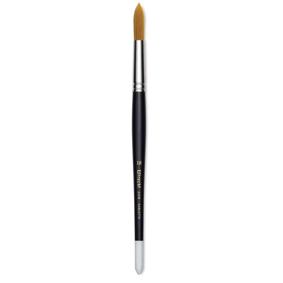 Utrecht Synthetic Sablette Round - Size 18, Short Handle