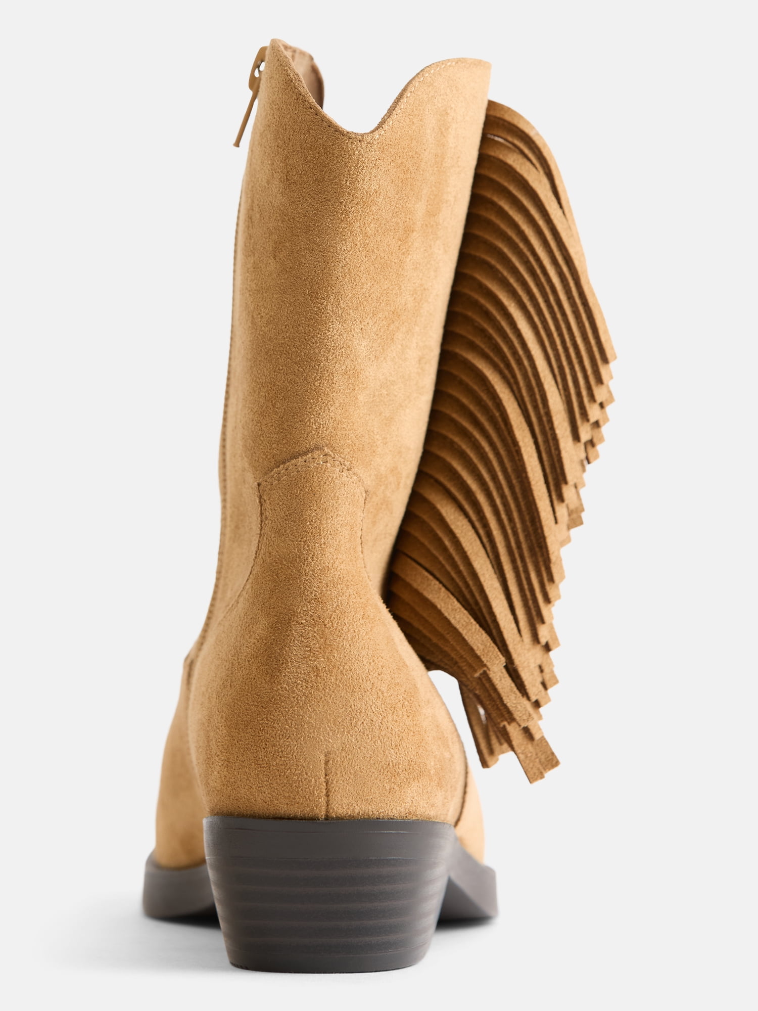 Weekend Academy Girls Fringe Western Ankle Boots