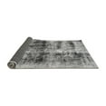 thumbnail image 2 of Ahgly Company Indoor Square Abstract Gray Modern Area Rugs, 7' Square, 2 of 4