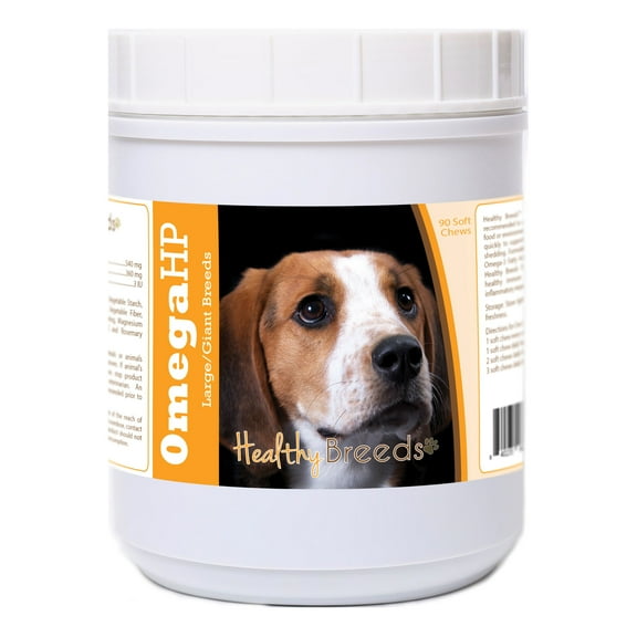 Healthy Breeds American English Coonhound Omega HP Fatty Acid Skin and Coat Support Soft Chews