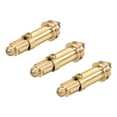 thumbnail image 4 of Uxcell Push Spring Plug Bolt  Brass M16 Male Thread Diameter 2.17 x 0.65" Brass Tone 3pcs, 4 of 5