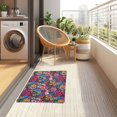 thumbnail image 4 of Yayeee Doormat for Inside 20"x32" Absorbent Low-Profile Washable Non-Slip Rubber Backed Entryway Rug, Charming Floral Pattern, 4 of 8