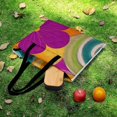 thumbnail image 6 of Vibrant Swirling Floral Psychedelic Design Outdoor Picnic Blanket, Foldable Waterproof Beach Mat, Portable Beach Blanket for Beach Camping, Hiking, Family Concerts, 6 of 8