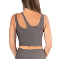 thumbnail image 6 of Kadi Women's Midi Cut Out Shoulder Bra, Pearl Pink, Large, 6 of 7