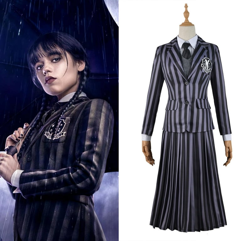 Wednesday Addams Family Costume Wednesday Addams Costume (S, M, L