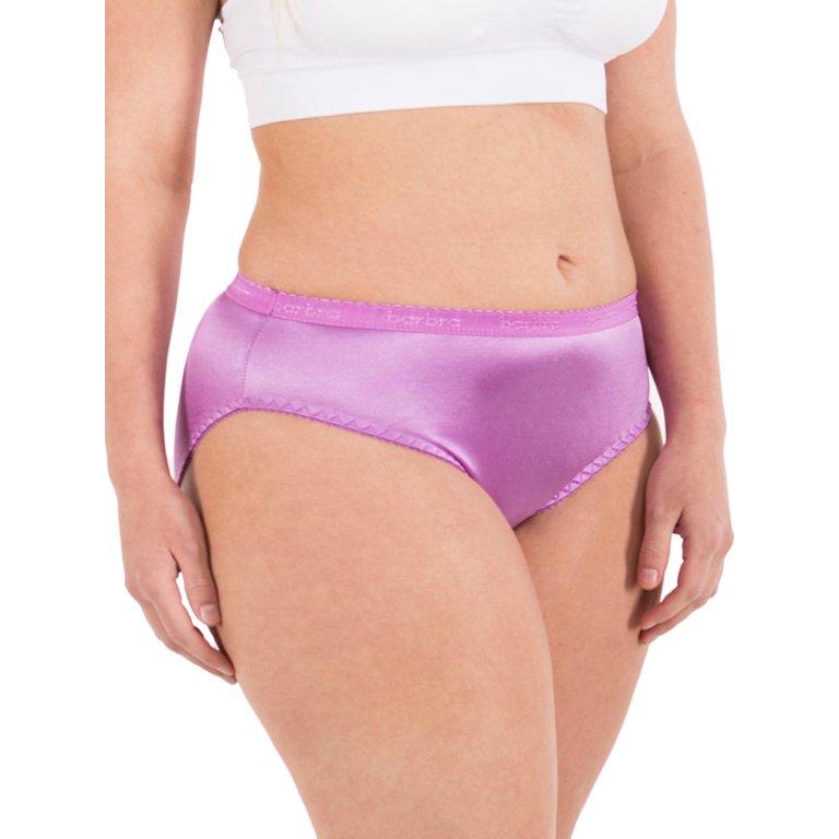 Women's Panties Silky Sexy Satin Bikini Small to Plus Sizes Multi-Pack -  Walmart.com