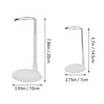 thumbnail image 2 of OULII Doll Display Rack 4Set White Plastic Action Figure Display Base Head Support For Collectors, 2 of 6