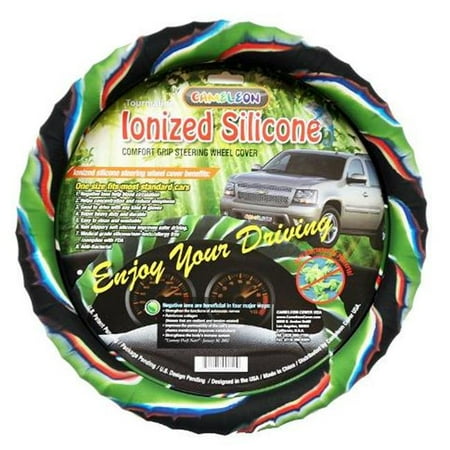 Cameleon Cover Jungle Mix Ionized New Silicone Jungle Style Steering Wheel Cover