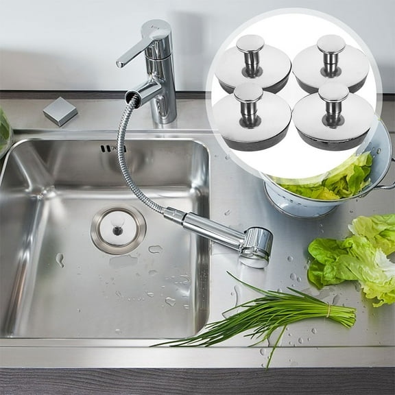 SEWCHICS Stainless Steel Bathroom Sink Stoppers Odor Prevention Drain Plug Accessories