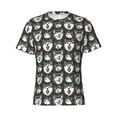 thumbnail image 3 of Naloa Husky Men's T-Shirt Sport T-shirt Men's Basic Tee Casual Men's Shirt, Round Neck, Short Sleeves - Large, 3 of 5