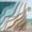 Blue, variant on Fabric Teal Blue Shower Curtain Set 72Wx72H Inch Aesthetic Ombre Brown Cream Shower Curtain Modern Geometric Bath Curtain Decor for Men Abstract Beach Bathroom Decorative Bathtub Accessories