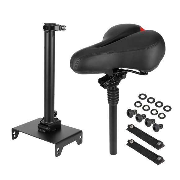 Graflsoa Foldable Ergonomic Seat for Segway Ninebot Max G30 Series - Adjustable Height, Soft & Breathable Design, Black