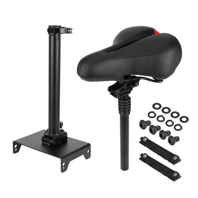 Graflsoa Foldable Ergonomic Seat for Segway Ninebot Max G30 Series - Adjustable Height, Soft & Breathable Design, Black