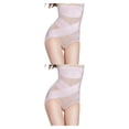thumbnail image 3 of Vogacara Pantalones moldeadores Bragas de cintura alta Moldeadores de cuerpo Bragas Corsé de control Suministros de mujer Ajuste sedoso Diseño SG 2Conjunto, 3 of 6