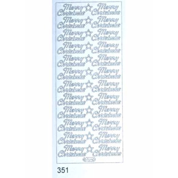 Deco Stickers - Merry Christmas - Copper