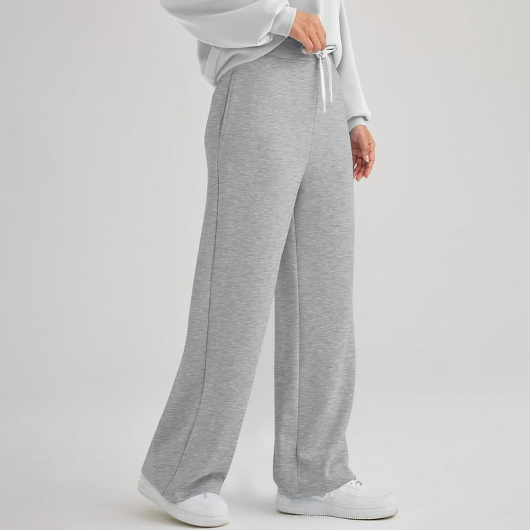 TQWQT Women's Plus Size Wide Leg Sweatpants 2023 Fall Casual TQWQT Women's Plus Size Wide Leg Sweatpants 2023 Fall Casual