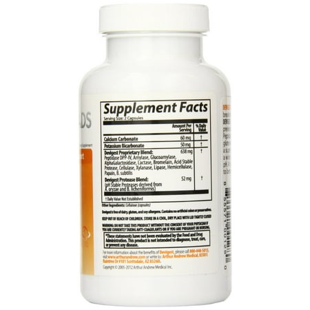Arthur Andrew Medical Devigest ADS, 180 Ct