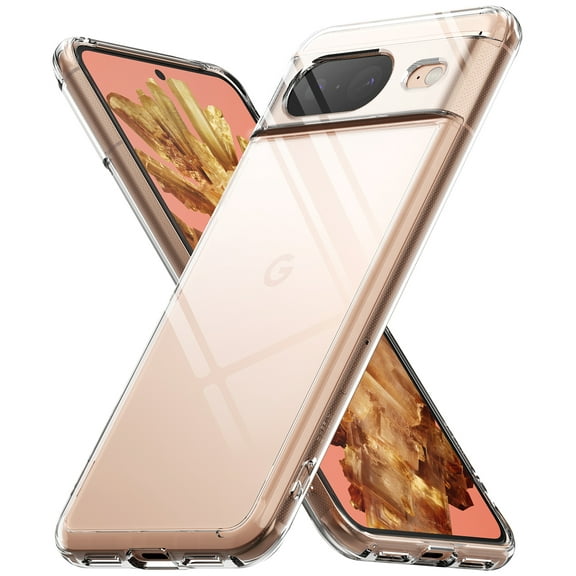 Ringke Fusion [Display The Natural Beauty] Compatible with Google Pixel 8 Case, Shockproof Bumper Transparent Phone Cover for Women, Men - Clear