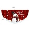 thumbnail image 3 of Gotas En Forma De Abanico Gotas En Forma De Abanico Bandera de medio abanico de Navidad Banderines en forma de abanico Decoración de Navidad al aire libre (Muñeco de nieve), 3 of 5