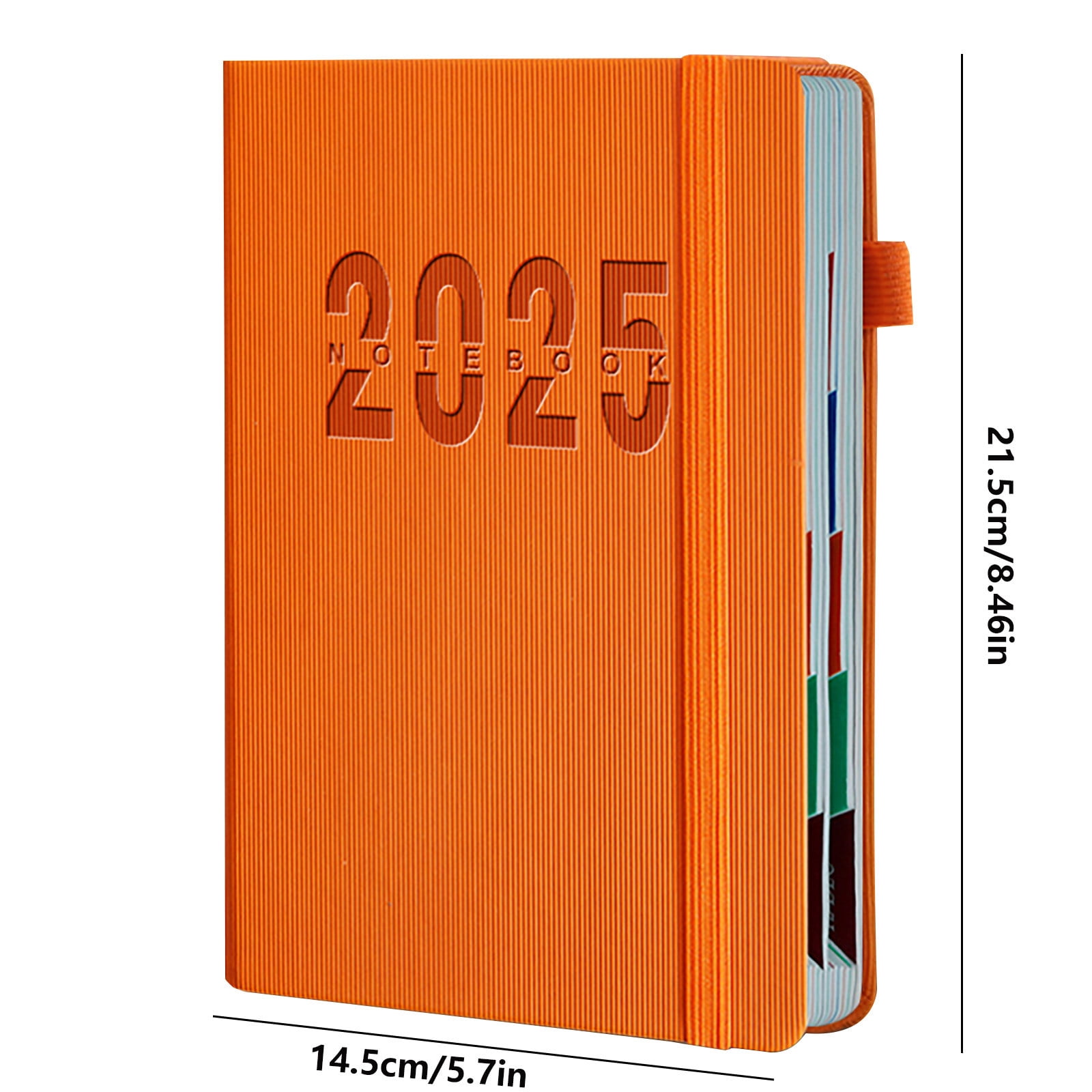 PALIFEUR Notebooks for School Supplies Weekly Planner Notebook Hardcover Thickened Journal Notebooks for Work Business Office, 6x8 inch